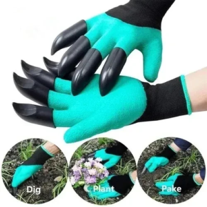 Guantes con garra jardinería